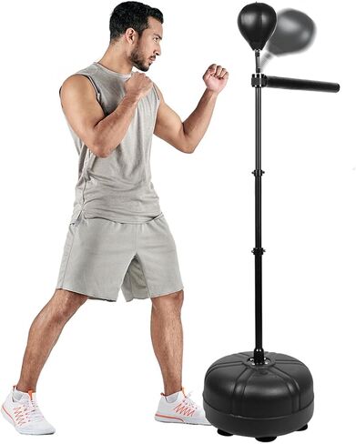 Boxing Bar Boxing Spinning Bar, Height Adjustable Boxing Bar, Boxing Speed Punching Bag Boxing Equipment for MMA Training, Stress Relief & Fitness in Kuwait