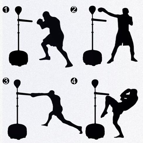 Boxing Bar Boxing Spinning Bar, Height Adjustable Boxing Bar, Boxing Speed Punching Bag Boxing Equipment for MMA Training, Stress Relief & Fitness in Kuwait