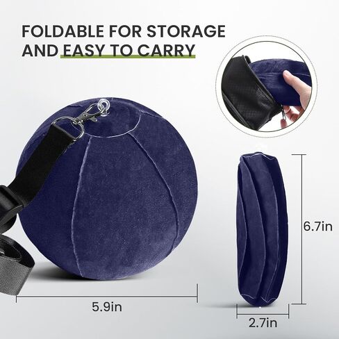 FINGER TEN Golf Smart Ball Training Aid Impact Inflatable Balls with Air Pump Adjustable Lanyard Assist Teaching Posture Correction Trainer Aids for Men Women Beginner Golfer in Saudi Arabia