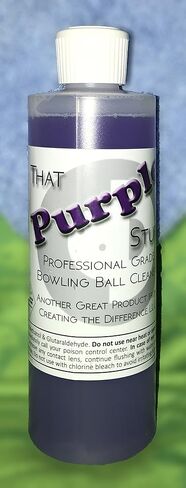 Creating the Difference That Purple Stuff Bowling Ball Cleaner | USBC Approved | Removes Dirt & Oil | Bowling Ball Cleaner | Bowling Supplies (8oz (Flip)) in Kuwait