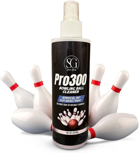 Bowling Ball Cleaner Spray - Oil, Scuff, and Belt Mark Cleaner Restores Tack and Prolongs Lifespan of Ball - EPA Safe Bowling Ball Restoration - 8 OZ in Saudi Arabia
