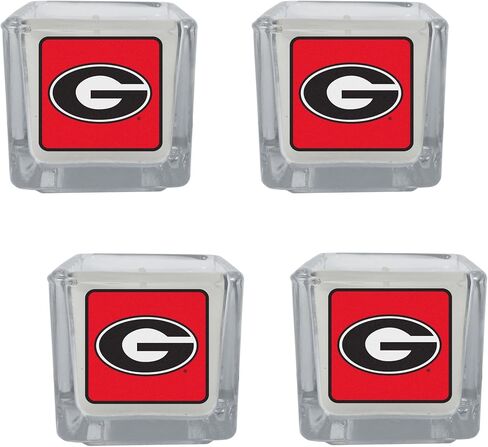 Siskiyou Sports NCAA Georgia Bulldogs Scented Candles, 4 pk One Size, Team Colors in Saudi Arabia