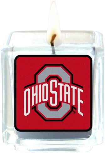 شموع معطرة من Siskiyou Sports NCAA Ohio State Buckeyes، 4 قطع مقاس واحد، ألوان الفريق in Saudi Arabia