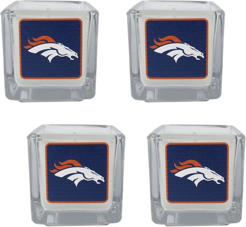 Siskiyou Sports NFL Denver Broncos Scented Candles, 4 pk One Size, Team Colors in Saudi Arabia