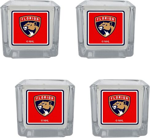 شموع معطرة من Siskiyou Sports NHL Florida Panthers، 4 قطع مقاس واحد، ألوان الفريق in Saudi Arabia