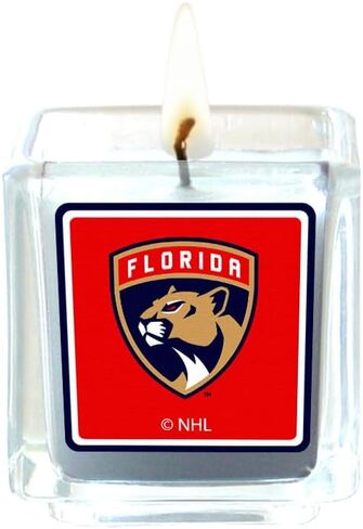 شموع معطرة من Siskiyou Sports NHL Florida Panthers، 4 قطع مقاس واحد، ألوان الفريق in Saudi Arabia
