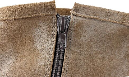 COWSDELLA Leather Casual Motorcycle Combat Chukka Western Dress Ankle Boots for Men with Side Zipper CD-5008-1-ABNHD in Saudi Arabia