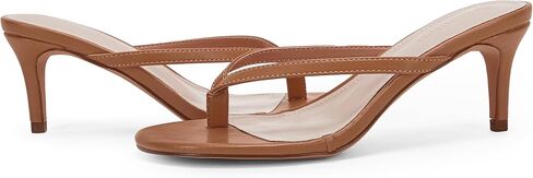 Coutgo Women's Kitten Heels Flip Flops Thong Heeled Sandals Round Open Toe Comfortable Summer Beach Shoes in Saudi Arabia