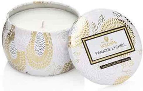 Voluspa Panjore Lychee Petite Tin Candle , 4 Ounces in Saudi Arabia