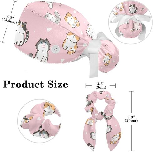 Women's Working Caps with Scrunchies Tarot Pattern Background Lace-Up Hat Unisex Hair Covers One Size in Kuwait