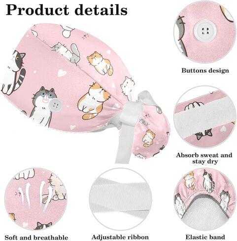 Women's Working Caps with Scrunchies Tarot Pattern Background Lace-Up Hat Unisex Hair Covers One Size in Kuwait