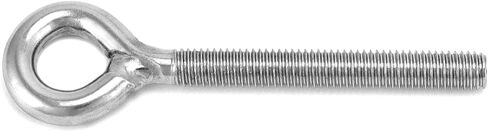 QWORK M8 Eye Bolt Ring Bolts, 10 Pack Heavy Duty Stainless Steel Shoulder Lifting Ring Threaded Eyebolts, Welded Closed Screw Rod Eye Screw Bolts in Saudi Arabia