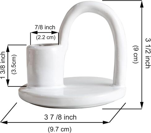 Candle Holder Ceramic Candlestick Holder, Candlelight Stand for Spell Candles, Taper Candles, and Incense, Halloween Christmas Dining Room Home Decoration Display in Saudi Arabia