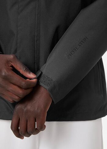 جاكيت مطر رجالي من Helly Hansen Seven J مقاوم للماء والرياح وجيد التهوية مع غطاء للرأس in Kuwait