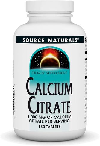 Source Naturals Calcium Citrate1,000 mg of calcium citrate per serving, 1,000 mg Tabs, 180 ct in Saudi Arabia