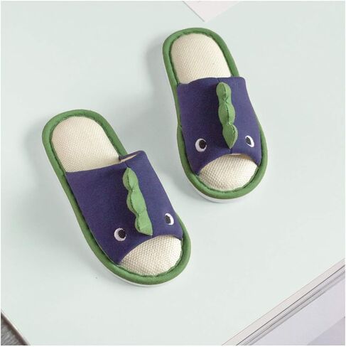 Exgingle Kids Slippers Boys Girls Cartoon Animals Toddler Indoor House Slippers Memory Foam Slip On Home Shoes in Saudi Arabia
