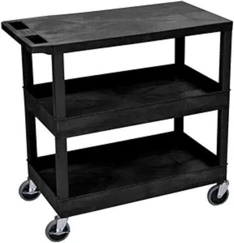 FSE Luxor 373-EC211-B 32" x 18" Cart - Two Tub/One Flat Shelves in Saudi Arabia