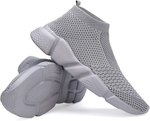 Casbeam Men's Running Knit Comfortable Lightweight Breathable Casual Sports Shoes Fashion Sneakers Slip-On Walking Shoes in Saudi Arabia