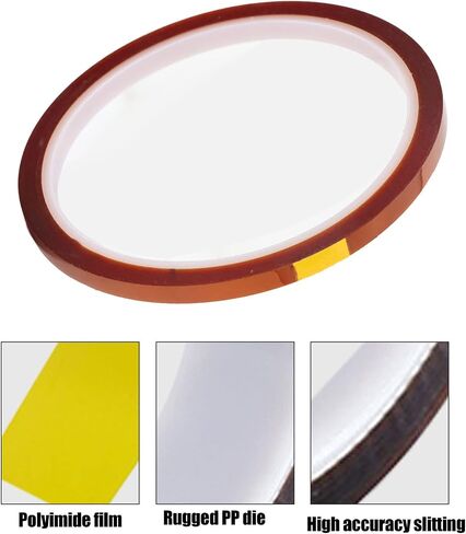 10 Rolls Sublimation Heat Press Tape High Temperature Resistant Heat Transfer Tape 108ft(5mm Width) in Saudi Arabia