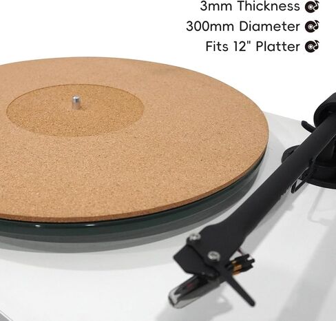 12 بوصة القرص الدوار طبق حصيرة الفلين مسجل فينيل Slipmat مكافحة ساكنة زلة حصيرة ل الفينيل LP DJ مشغل مسجل القرص الدوار in Kuwait