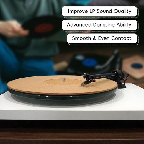 12 بوصة القرص الدوار طبق حصيرة الفلين مسجل فينيل Slipmat مكافحة ساكنة زلة حصيرة ل الفينيل LP DJ مشغل مسجل القرص الدوار in Kuwait