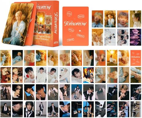 Generic 55Pcs Photo card set For TXT- 6TH New Mini Album minisode 3 : TOMORROW Lomo Card Photocards Merchandise gift for Girls and Boys Collection Decorations in Saudi Arabia