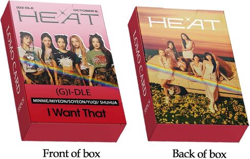 (ز) بطاقات الصور الليزرية I-DLE 50 قطعة GIDLE I FEEL Photocard KPOP (G) بطاقات I-DLE LOMO I FEEL Photocard هدية للابنة المعجبة (G) I-DLE Merch in Saudi Arabia