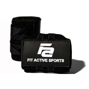 Fit Active Sports Wrist Wraps - 18" Breathable Weight Lifting Wrist Support with Heavy Duty Thumb Loop, Wrist Brace for Protection, Men and Women