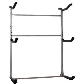 Sparehand Hybrid Kayak/SUP Heavy Duty Freestanding Storage Rack - 3 Tier Kayak Storage Rack - Garage Storage for Fishing Kayaks