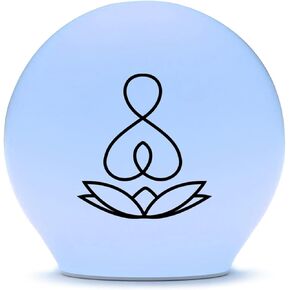 Syrinx Breathing Light Therapy Lamp - for Stress Relief & Relaxation LED Meditation Light with Breathing Guide for Focus & Deep Breathing Exercises