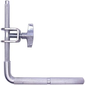 Cowbell Mount L-Rod Attachment 9.5mm Diameter Percussion Mount Rod Cowbell Mounting Arm Perfect for Drummer Drum Hardware