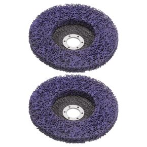HARFINGTON 2pcs Strip Discs Stripping Wheels 6" x 7/8" Stripping Discs Wheel for Angle Grinder Clean and Remove Paint Coating Rust Welds Oxidation, Black