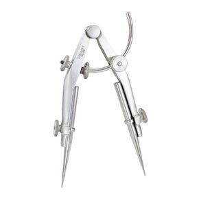 Starrett 85A Carpenters and Sheet Metal Workers Improved Extension Divider with Caliper Legs, 0-7-Inch