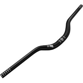 Corki Cycles SMPL Mountain Bike Handlebar 31.8mm Diameter 50mm Rise 720mm Width (Aluminum Alloy Black)