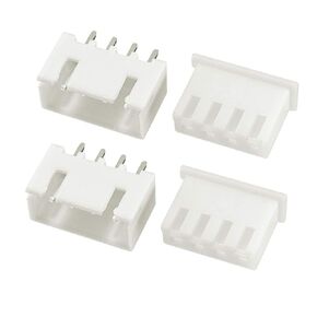 uxcell 50 Pairs 2.54mm Pitch 4P XH2.54-4P Connector Female Pin Header + Housing