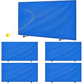 5 Pcs Table Tennis Barrier with 420D Oxford Cloth Table Tennis Baffle for Quicker and Easier Pick up Balls Table Tennis Surround Block for Table Tennis Court 55" x 29.5" Inch