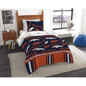 Northwest NFL Denver Broncos Bed in a Bag Set, Twin, Rotary