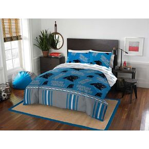The Northwest Company NFL Carolina Panthers Bed in a Bag Set, Queen, Rotary Legacy