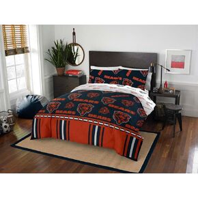 Northwest NFL Chicago Bears Unisex-Adult Bed in a Bag Set, Full, Rotary Legacy