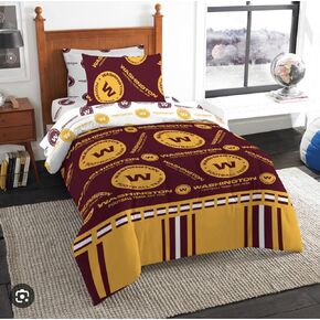 Northwest NFL Washington Football Team Bed in a Bag Set, Twin, Rotary