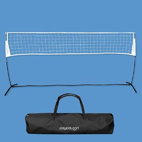 Play Platoon Portable Volleyball Net Set for Backyard - Indoor Outdoor Volley Ball Nets for Travel, Beach, Home, Park - Easy to Assemble with Poles and Carry Case Included