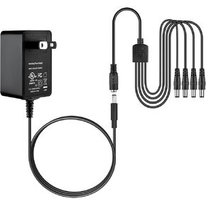 UL 4.5VDC - محول تيار متردد/تيار مستمر 5 فولت لملحق Lemax المضاء 4.5 فولت # 74706 عرض ملعب لمنازل قرية عيد الميلاد 4 مقبس إخراج 34988A مجموعة مدينة مخيفة 64518 4.5 فولت 4.5 فولت تيار مستمر in Kuwait