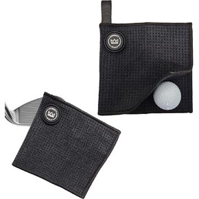 Small Magnetic Golf Towel - Golf Ball Towel Small Golf Greens Towel - Golf Ball Cleaner Towel for Around The Greens - Golf Pocket Towel and Magnet Golf Hand Towel