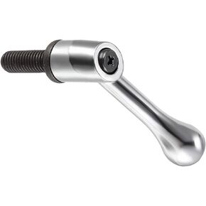 Clamping Lever Handles, M12 x 40mm Male Thread, Adjustable Quick Release Locking Rotating Bolt Knobs Silver Tone - (Applications: for Lathe Machinery), 1-Piece