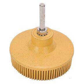 Bristle Disc 3 Inch Bristle Disc Rubber Abrasive Brush Deburring Polishing Grinding Wheel, Bristle Discs (Green)