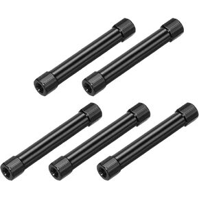 MECCANIXITY Hex Aluminium Standoff Column Spacer,Standoffs Hexagonal Spacers M3x10mm,Spacers Assortment Kit for RC Airplane,FPV Quadcopter,CNC,Black,Pack of 5