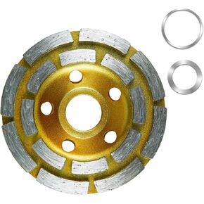 Diamond Concrete Grinding Wheel 4 1/2 inch for Polishing and Cleaning Stone Concrete Surface, Cement, Marble, Rock, Granite, and Thinset Removing, 18 Segment Angle Grinder Wheels Cup 7/8" Arbor Hole in Saudi Arabia