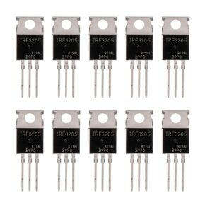 BOJACK IRF3205 MOSFET Transistors 110A 55V N-Channel Power MOSFET TO-220AB (Pack of 10 Pcs)