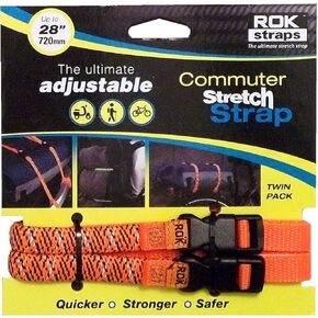 ROK Straps Commuter Reflective Adjustable Straps - Orange