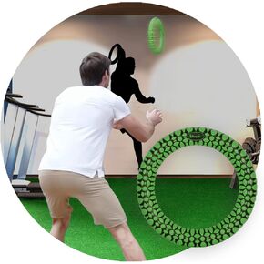 Bouncy Sports Hoops Hand Eye Coordination Training Tool Sports Equipment Reaction Speed Training Tool for Improving Agility & Reflex Skills Easy to Catch and Throw Great for Family